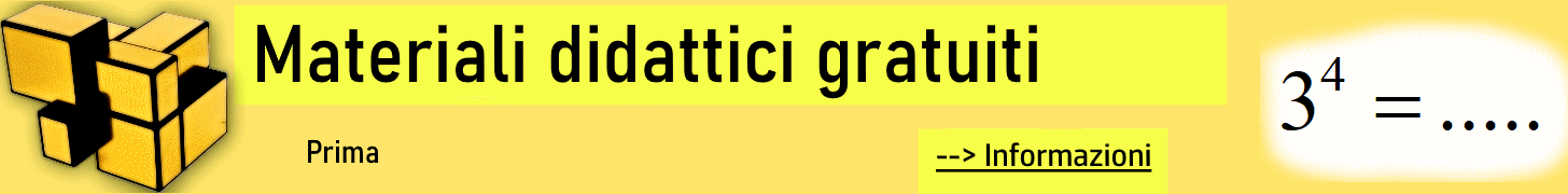 Matematica per la scuola media - Materiali didattici